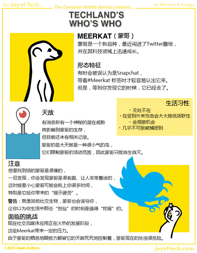 不和你玩了，Twitter封殺直播應(yīng)用Meerkat