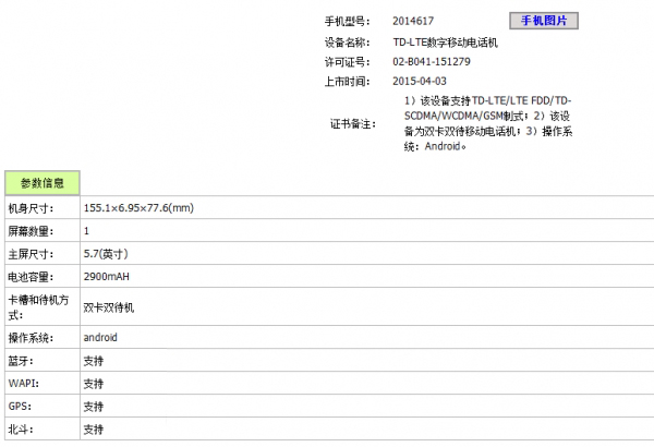 兩款小米Note現身工信部，說好的頂配呢？