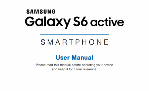 Galaxy S6 Active現身三星官網 用戶手冊曝光