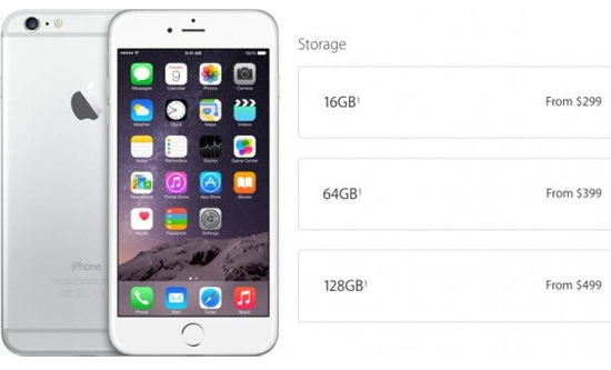 iPhone6s最終存儲容量曝光：依然16GB起