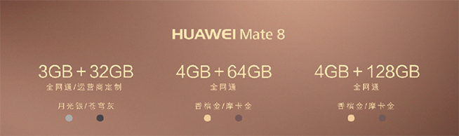 華為新旗艦Mate 8正式發(fā)布 國行版HUAWEI WATCH齊登場