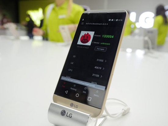 驍龍820性能恐怖，LG G5現場跑分驚人