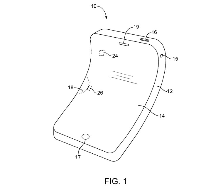 iPhone可能會變軟？蘋果獲柔性OLED屏專利