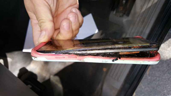 安全版Note7四連炸 三星無言以對