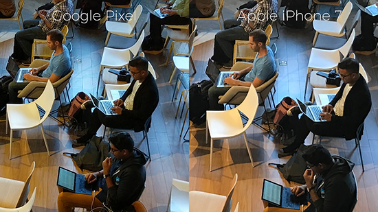 差距在哪？iPhone 7 谷歌Piexl拍照對比