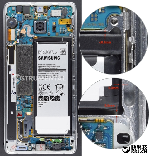 三星Note7或由設計激進導致爆炸