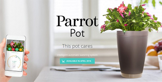 智能花盆Parrot?Pot?“植物殺手”們的春天來(lái)了  