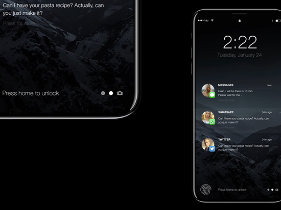 iPhone 8設(shè)計激進(jìn)：取消home鍵屏占比超90%？