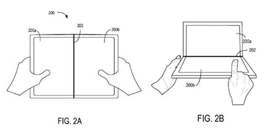 Surface Phone會用上？ 微軟再獲折疊手機專利 