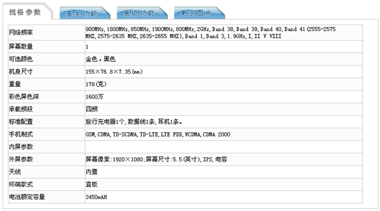 金立新旗艦亮相工信部網站：首部四攝手機