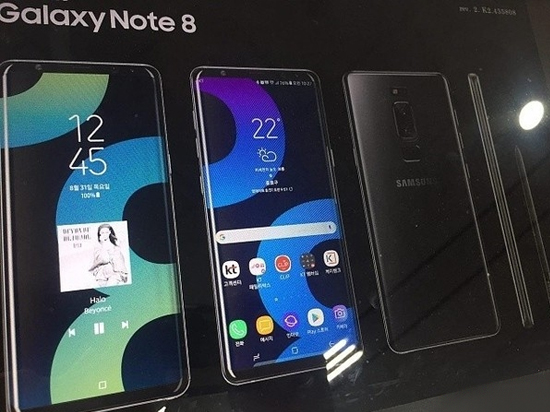 三星Note8海報(bào)曝光：雙攝是有的 但光學(xué)指紋是泡湯了