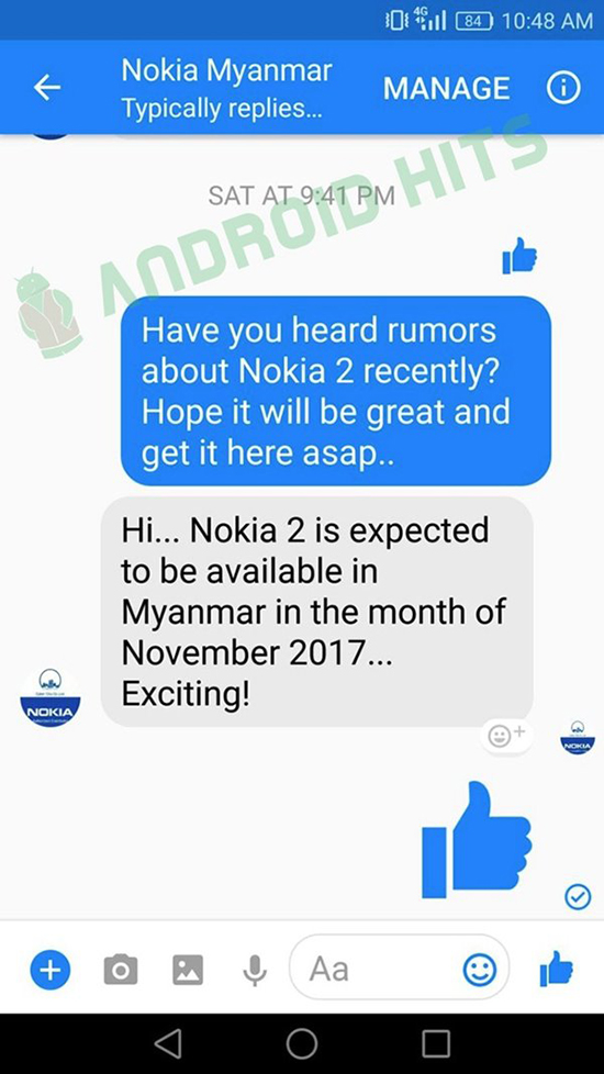 HMD入門機Nokia 2何時推出？諾基亞：11月份見