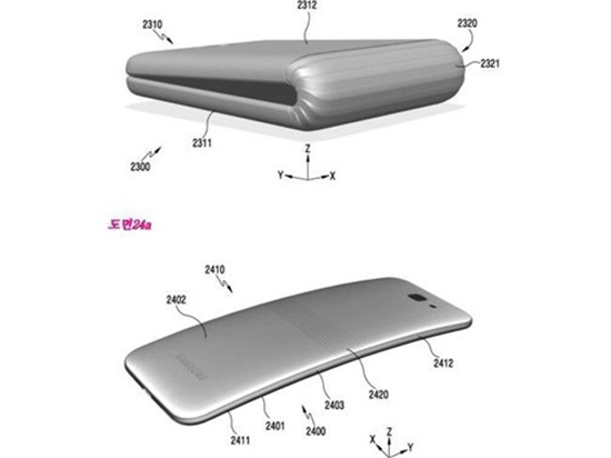 iPhone X見(jiàn)了也會(huì)顫抖！三星可折疊智能手機(jī)現(xiàn)身