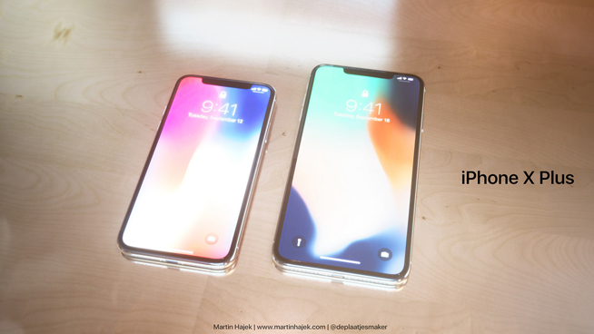 6.7寸iPhone X Plus概念機圖賞：設(shè)計照搬？看了內(nèi)心毫無波動