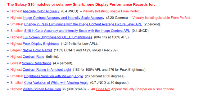 連破多項紀(jì)錄 三星Galaxy S10屏幕評測獲權(quán)威機(jī)構(gòu)最高A+評價