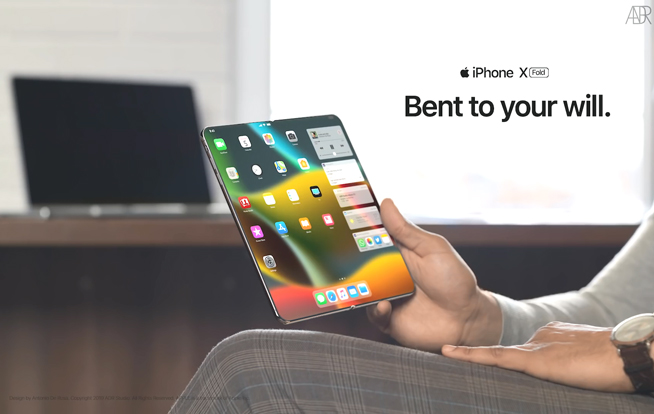 iPhone X Fold折疊概念機：驚艷不輸三星華為 果粉看了忍不住