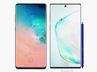 三星Galaxy Note10官方渲染圖：新配色夠搶眼 邊框幾乎消失